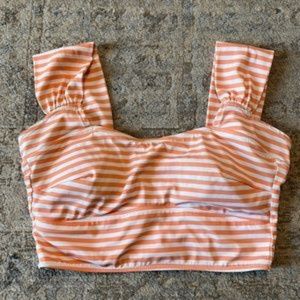 Albion swim crop top size small